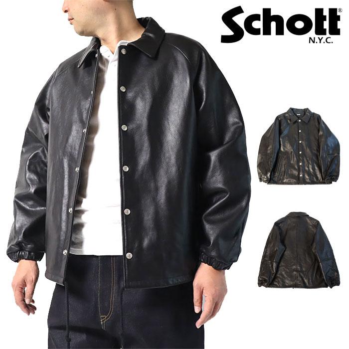 SCHOTT（ショット） 正規取扱店 782-5950054 LEATHER COACH JACKET