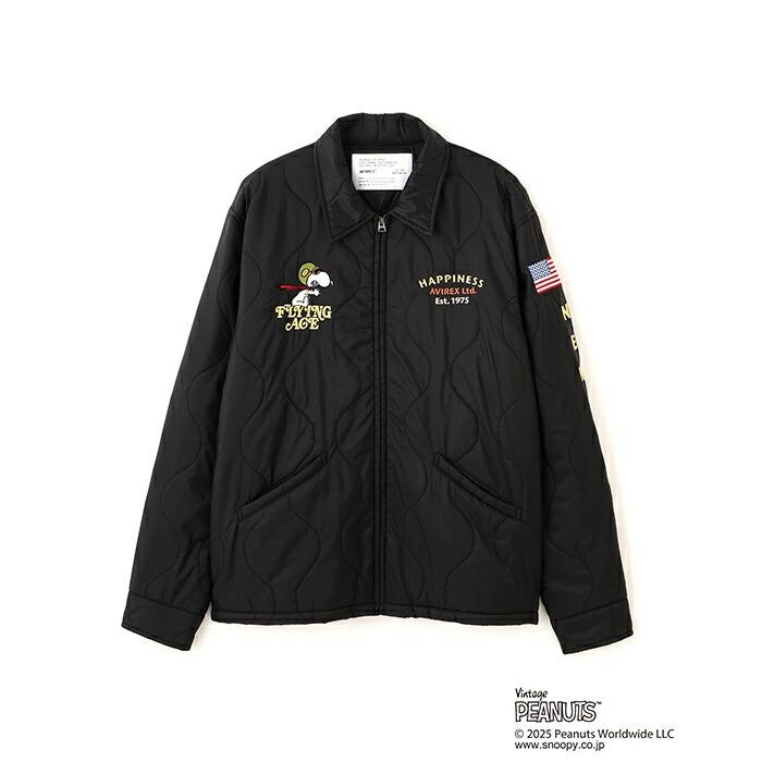AVIREX（アヴィレックス） 《AVIREX × PEANUTS》QUILTING JACKET