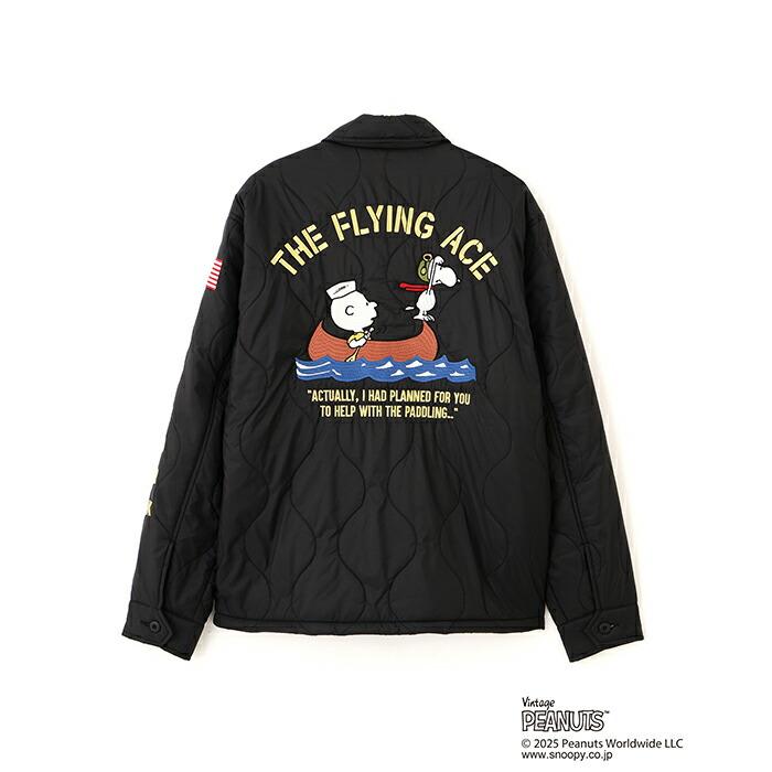 AVIREX（アヴィレックス） 《AVIREX × PEANUTS》QUILTING JACKET
