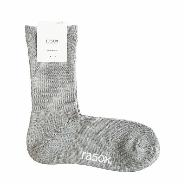 ラソックス 正規取扱店 日本製 rasox ソックス まとめ買い L字型 BA220CR01-ベーシック・クルー 靴下 くつ下 直角  レディース メンズ 女性 男性 | rasox | 04