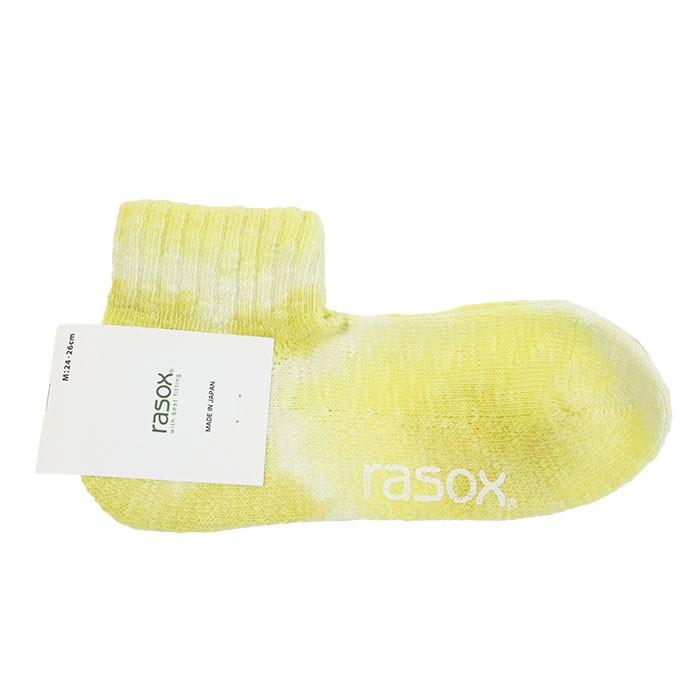 ラソックス 正規取扱店 日本製 rasox CA201AN01 タイダイアンクル まとめ買い L字型 靴下 くつ下 直角 レディース メンズ 女性 男性 くつした | rasox | 02