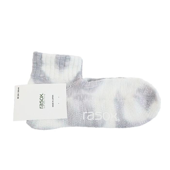 ラソックス 正規取扱店 日本製 rasox CA201AN01 タイダイアンクル まとめ買い L字型 靴下 くつ下 直角 レディース メンズ 女性 男性 くつした | rasox | 06