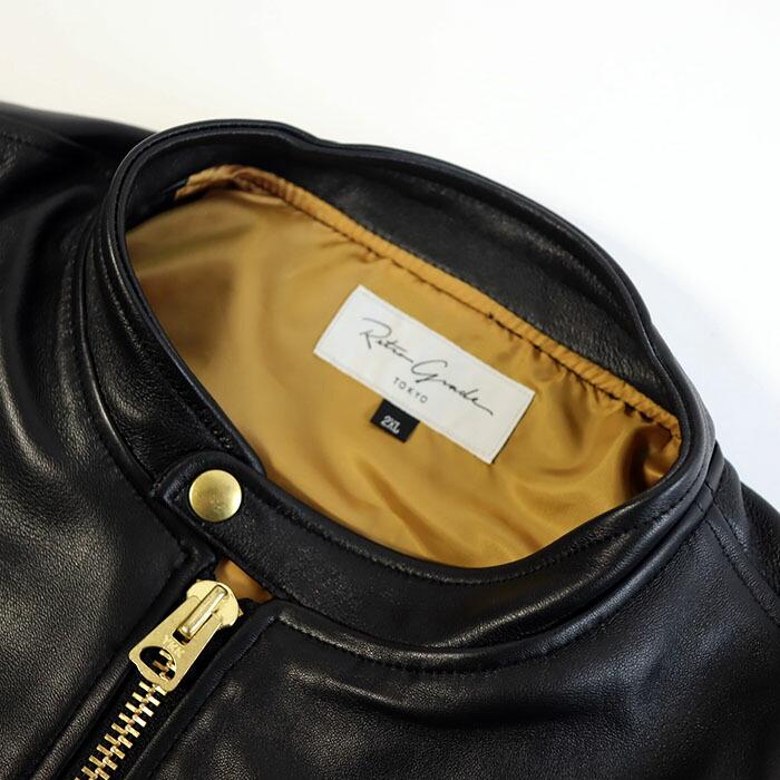 【極美品】retro grade シングルライダース　シープレザージャケット　M Retro Grade（レトログレード） シープレザー 793-3950005/5950003