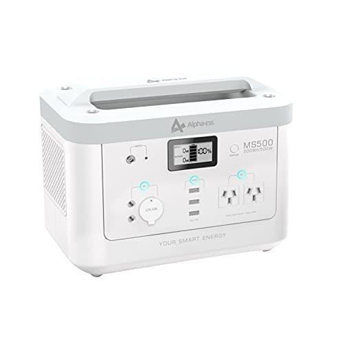 初期化済 AlphaESS MS500 ポータブル電源 500Wh 大容量 アウトドア
