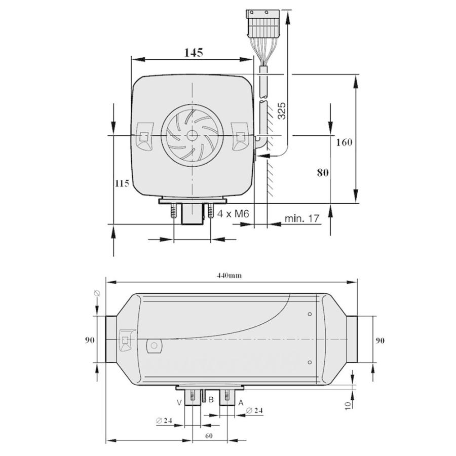 車 ヒーター リモコン液晶モニター 5KW 12V 空気 Diesels RV キャンピングトレーラー トラック ボート｜pepper｜08