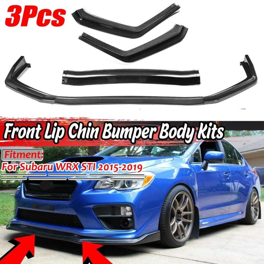 車 外装 エアロ フロントスポイラー スバル インプレッサWRX STI VAB