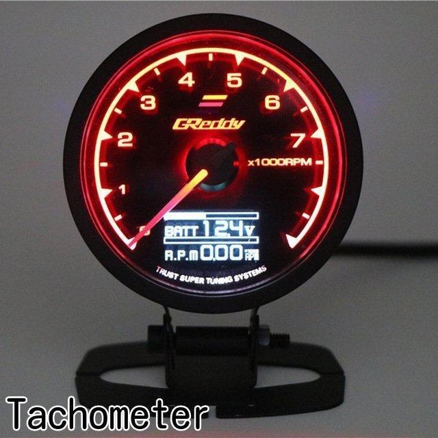 車 追加メーター 62mm ターボブースト 水温計 Lcd デジタルディスプレイ 油温 油圧 Rpm レースメーター Obd対応多機能メーター Www Olivevinepasta Com