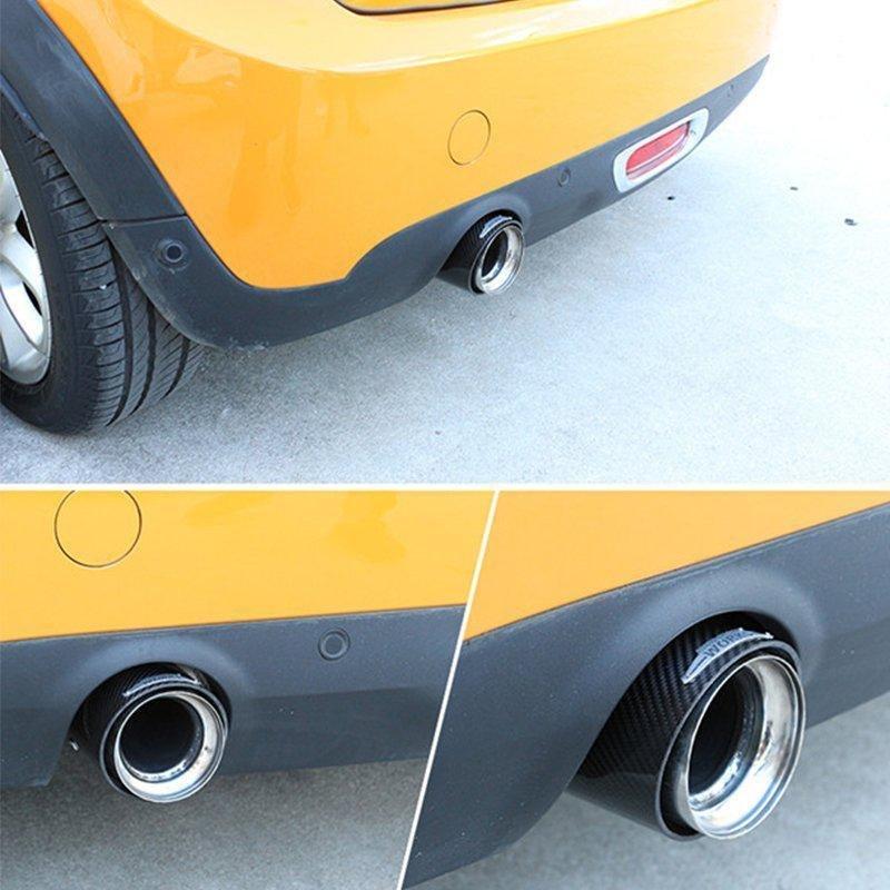 車 マフラーカッター カーボン BMWミニ Cooper S F54 F55 F56 F57 R60 R61 F60 R55 R56 R57 R58 R59 :t-p-hu-20211117-100046:pepperヤフーショップ 通販 MINI ミニ R55 R56 R60 クーパーS用 マフラーカッター2個セット