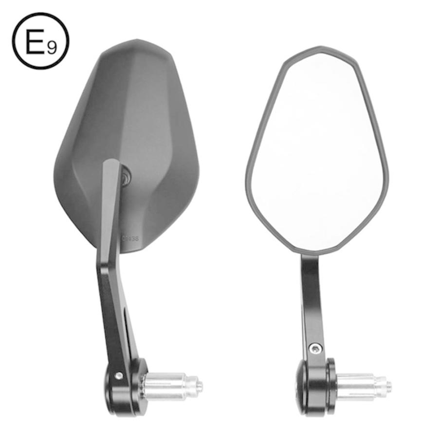 バーエンドミラー バイク BMW用 オートバイ R1100GS ADVK1600用 ヤマハ アウトランダー缶 mt09 mt07 r1 fz1 ttr250 市民用 タイプ2