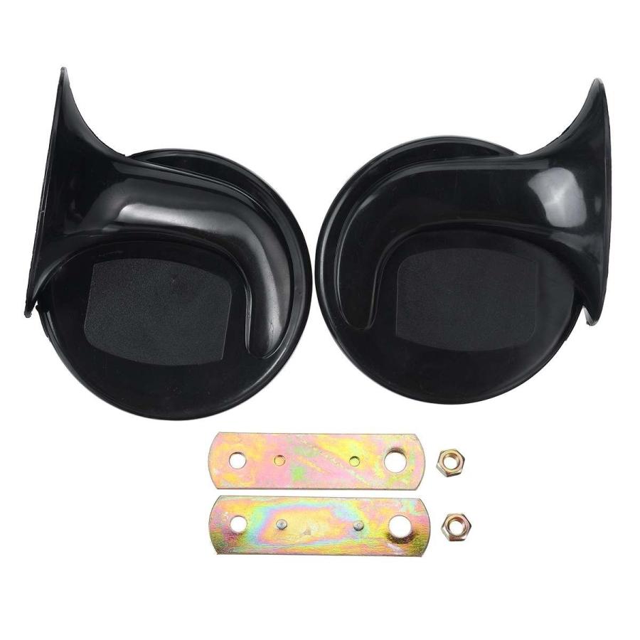 ホーン 汎用 大音量 350db 12v スネイル 電子ホーン カタツムリホーン レーシングサウンド 1ペアセット 車 トラック バイク他 Un M Pepperヤフーショップ 通販 Yahoo ショッピング