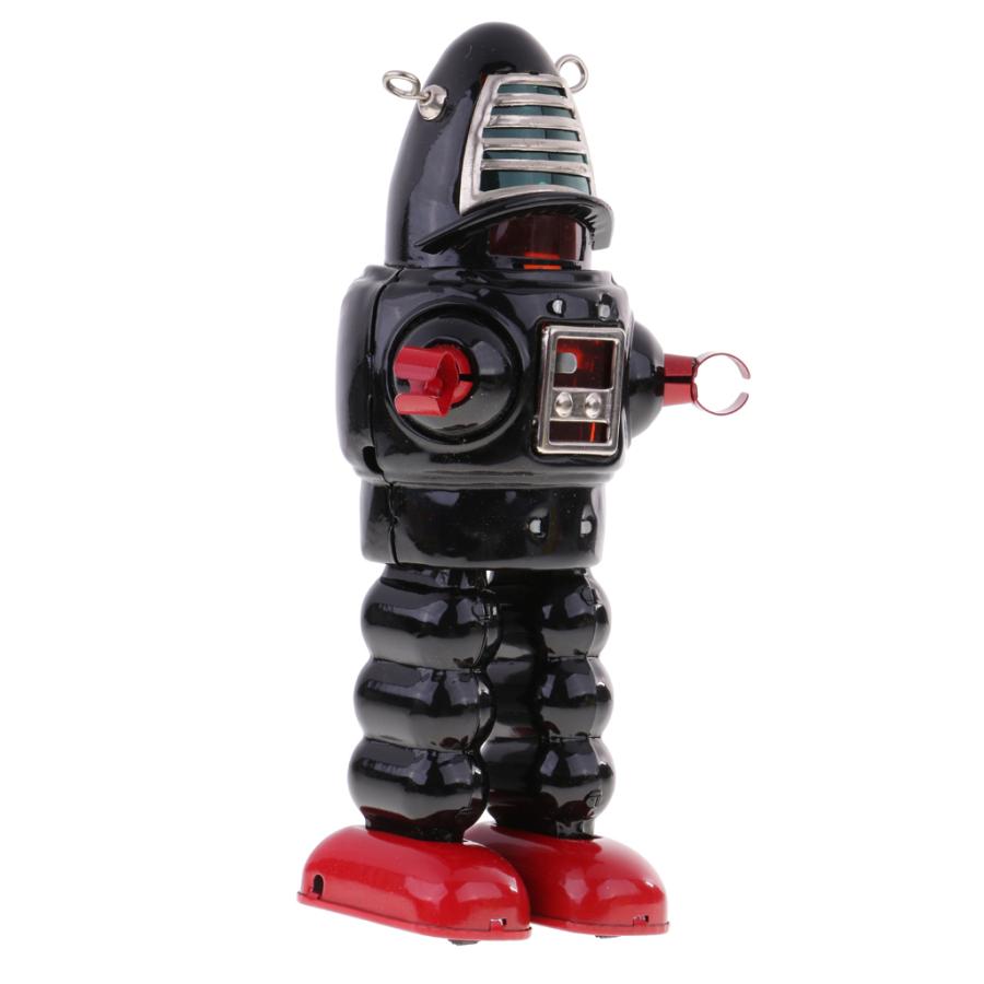 超合金 ロボット おもちゃ ヴィンテージ レトロ 黒 ブリキ 時計じかけ ワインドアップ｜pepper｜02