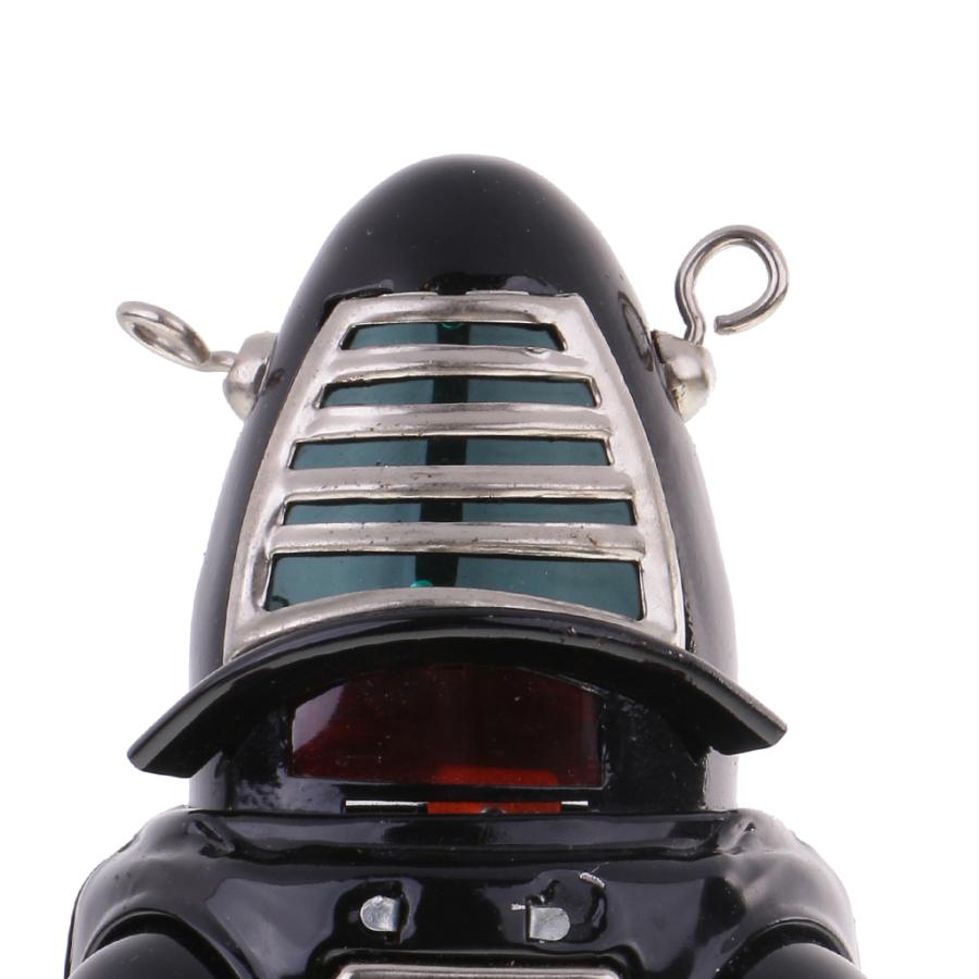 超合金 ロボット おもちゃ ヴィンテージ レトロ 黒 ブリキ 時計じかけ ワインドアップ｜pepper｜05