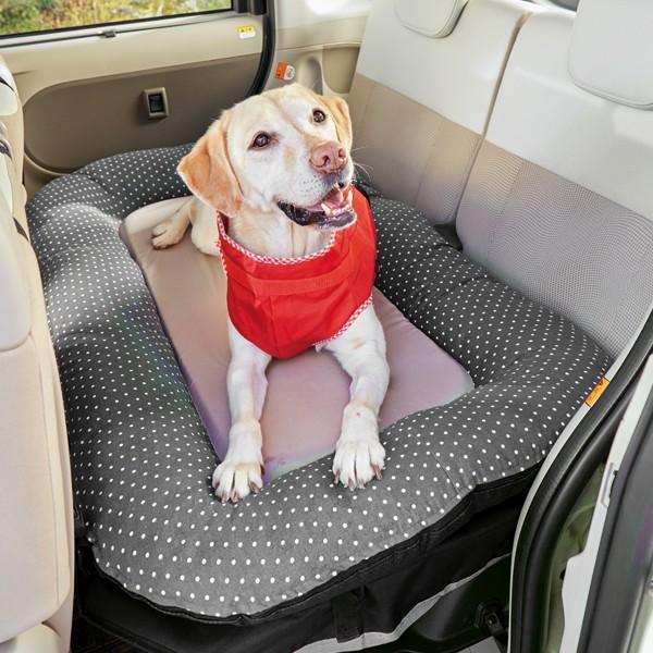 セール あご乗せ付きカーベッド Mサイズ カー用品 車 車用品 犬 ベッド