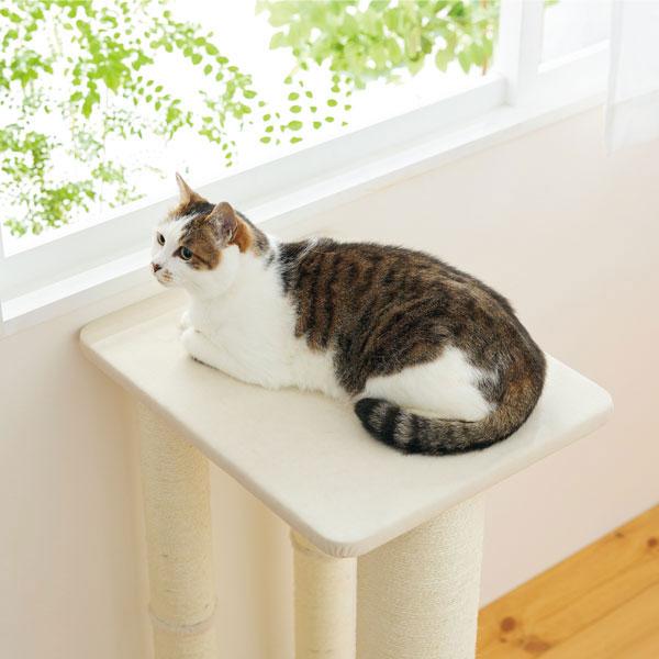 【新品】キャットタワー 126cm 自立式 爪とぎ 据え置き ドロップボール キャットタワー 据え置き 爪とぎ 猫 タワー 高さ 120cm おしゃれ