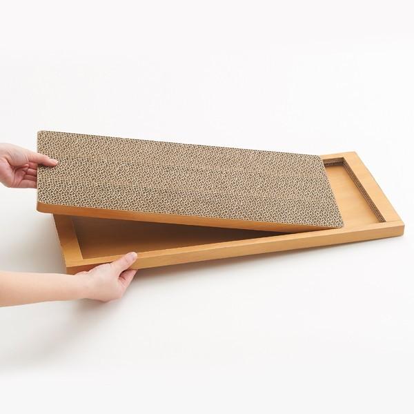 キャットレストルーム サイド 猫 トイレ 爪とぎ ダンボール ペピイ