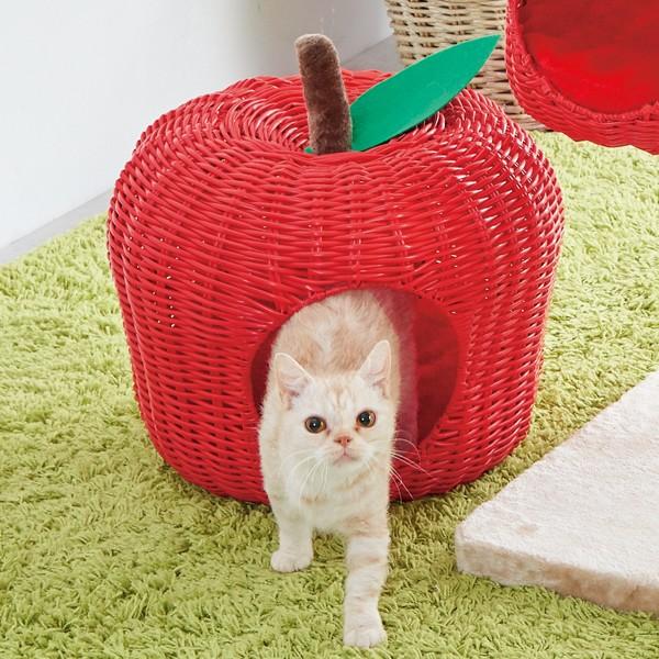 PEPPY（ペピイ） セール34％OFF 幸せのりんごハウス ベッド 猫 ペピイ