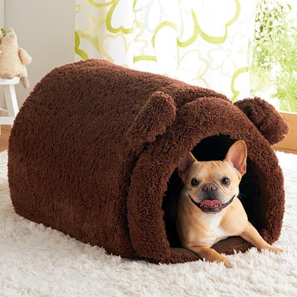 抗菌防臭ふんわりアニマルベッド Ｌ 