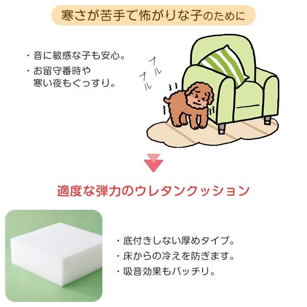 抗菌防臭ふんわりアニマルベッド Ｌ 