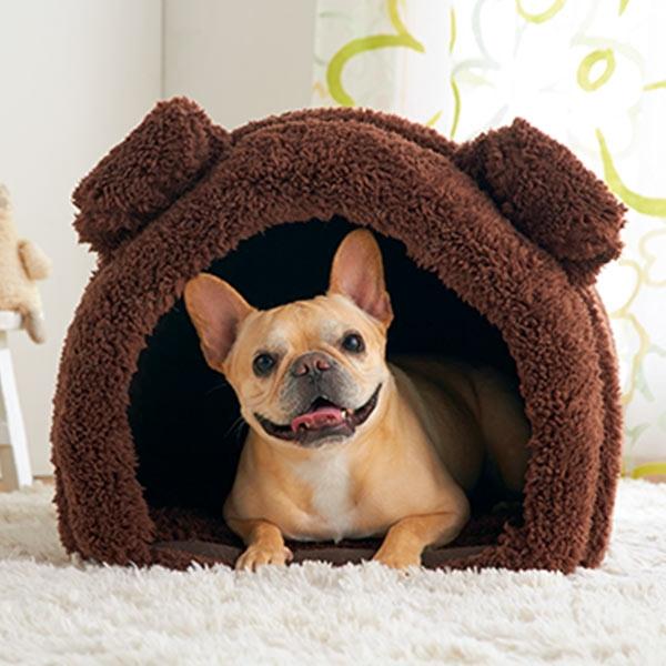 抗菌防臭ふんわりアニマルベッド Ｌ 