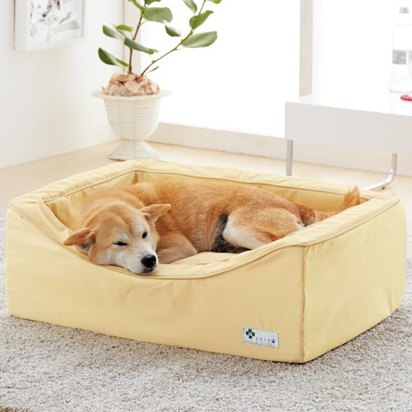 PEPPY 犬用ベッド· スクエアカドラー・防水 新品 犬 ベッド スクエアシリーズ 防水 カドラー＆クッションセット Mサイズ