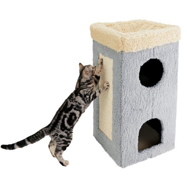 セール 抗菌防臭3階建ハンモックベッド キャットタワー ボア