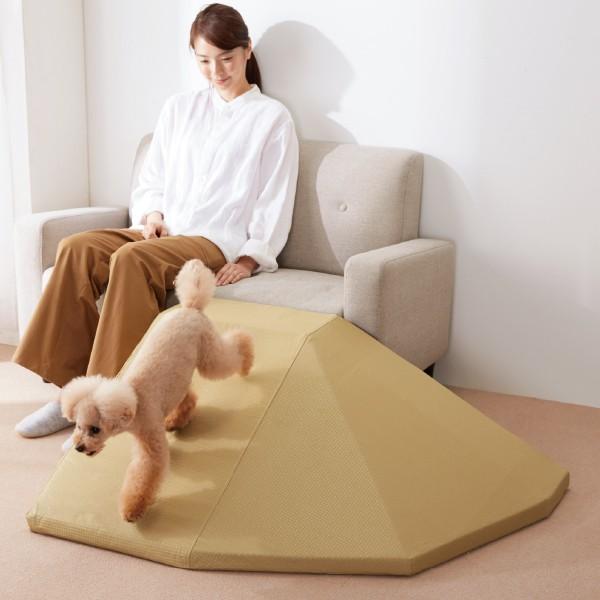 犬 スロープ 健やかスロープ 本体＋左袖　シニア 老犬 補助 歩行補助 階段 小型犬 中型犬 介助 介護 ヘルニア 関節痛 ペット