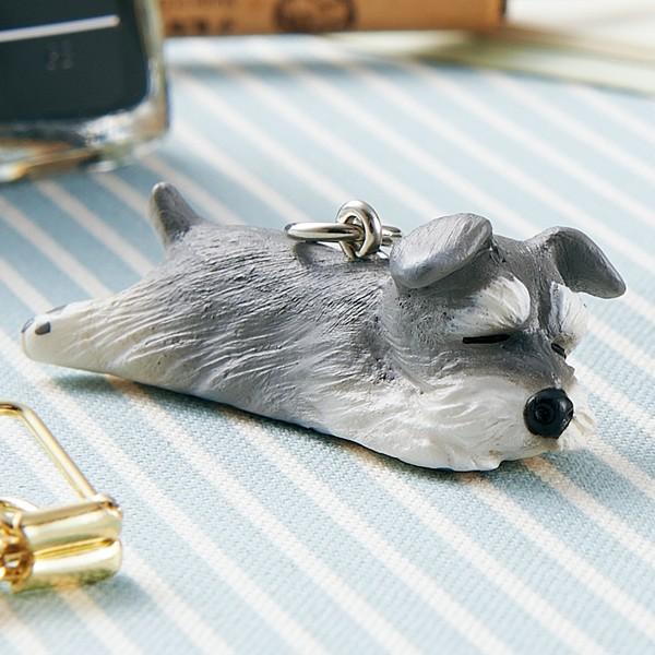 寝て待つシュナウザーミニチャーム : PEPPY ペピイ Yahoo!店 - 通販