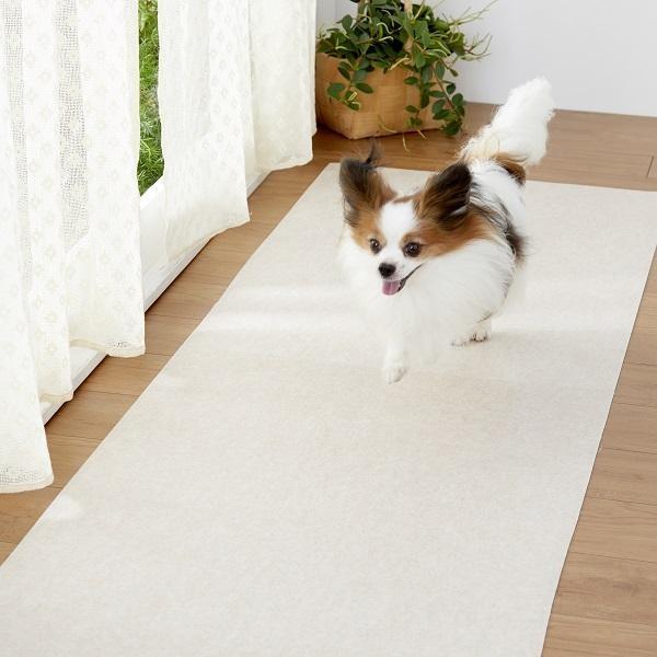 サンコー 犬 猫 滑り止め ピタッと吸着 拭ける防水マット 90×120cm