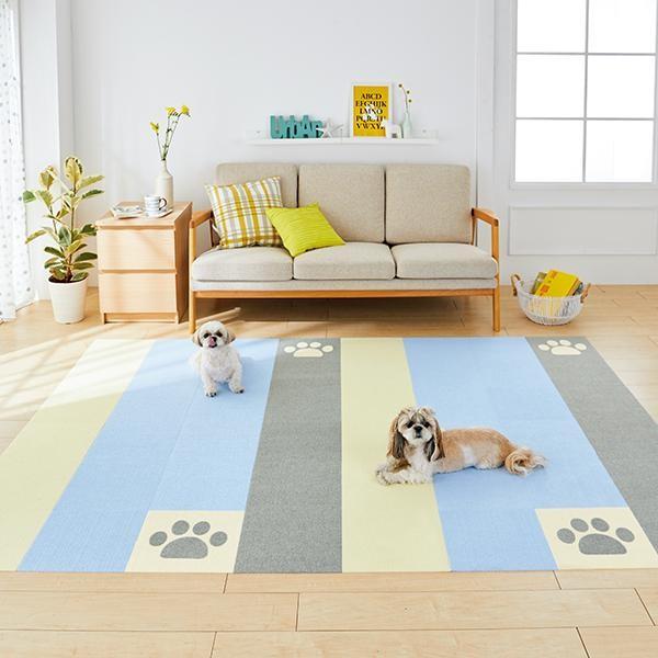 ピタッと吸着おあそびマット 肉球 2枚 犬 猫 マット かわいい インテリア ラグ おしゃれ 滑り止め 洗濯 丸洗い ペット ペピイ Peppy Peppy ペピイ Paypayモール店 通販 Paypayモール