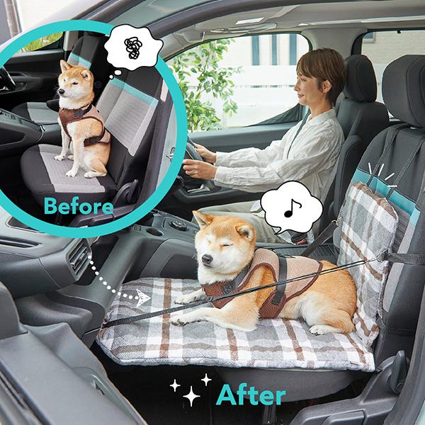 犬用 ドライブシート 犬 車シート カーシート ペット 後部座席 車用