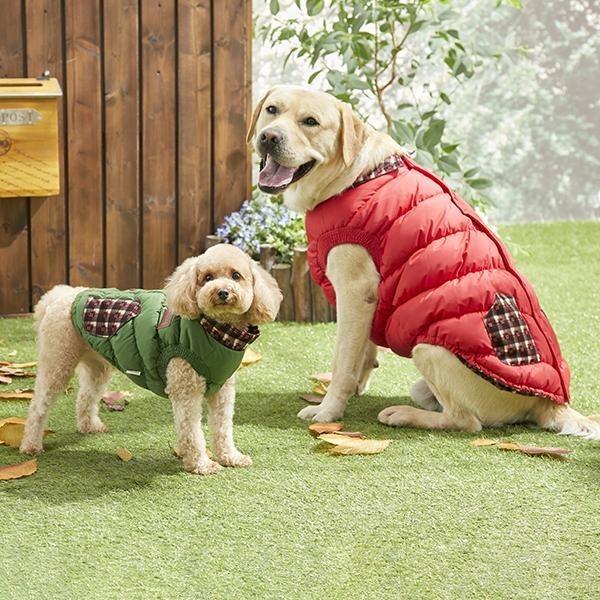 セール コンフォートリアルダウンベスト 7号 犬 服 ウェア ダウン 