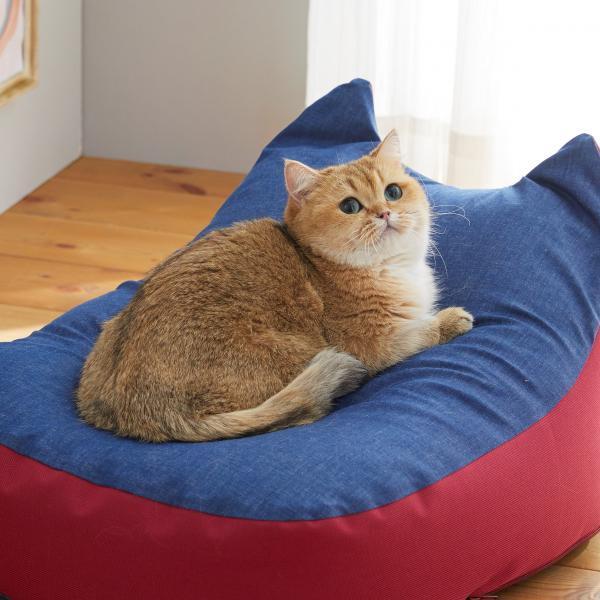 PEPPY（ペピイ） 猫 ベッド Sippole にゃんこビーズクッション