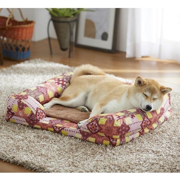 あごのせソファベッド Ｓ・マットセット　犬 いぬ ベッド 防寒 冬 もこもこ ふわふわ あったかい 広々 シニア ペット ペピイ PEPPY | ブランド登録なし | 02