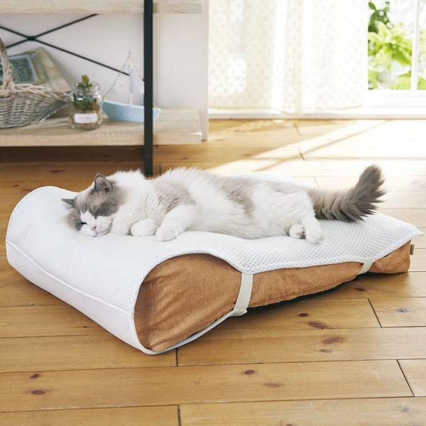 もっちりカウチ 本体＋夏用パッド 犬 猫 ベッド 夏 クール