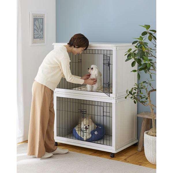PEPPY（ペピイ） 2階建てわんにゃんルーム 犬 猫 ケージ いぬ 縦型