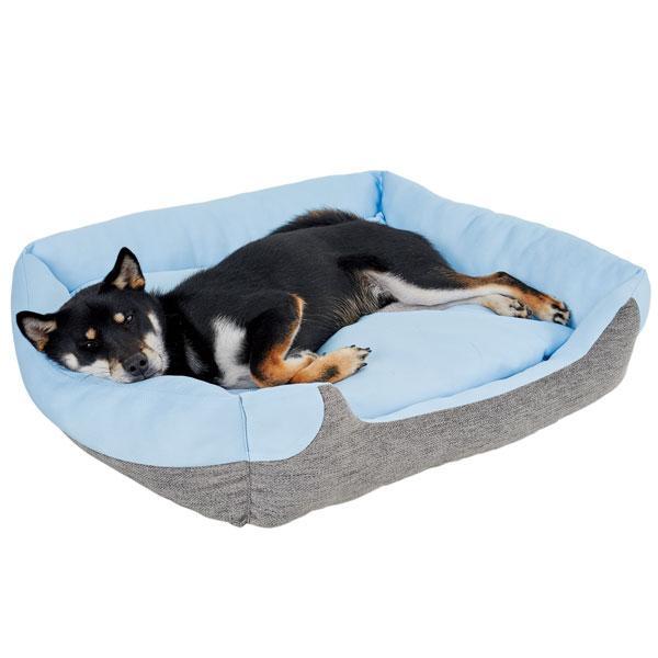 PEPPY 抗菌防臭ふんわりスクエアベッド　犬用ベッドSサイズ 楽天市場】抗菌防臭ふんわりスクエアベッド S・替えカバー付