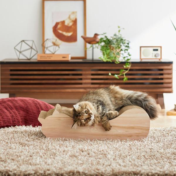 PEPPY（ペピイ） ごろん猫の爪とぎ ナチュラル 大1個 猫 爪研ぎ つめ