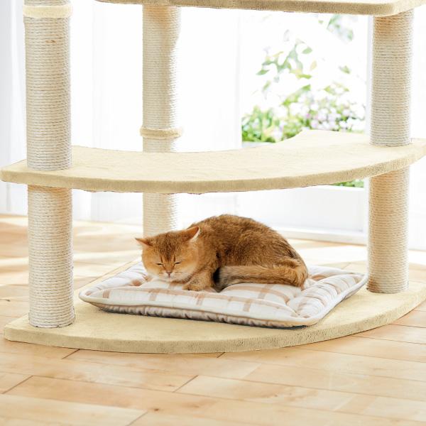 多頭用大きなダブルハンモックタワー 本体 大型猫用 大型 多頭用 多頭