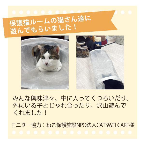 安心ノンワイヤーのにゃんこトンネル 猫 おもちゃ 安心 トンネル ノン