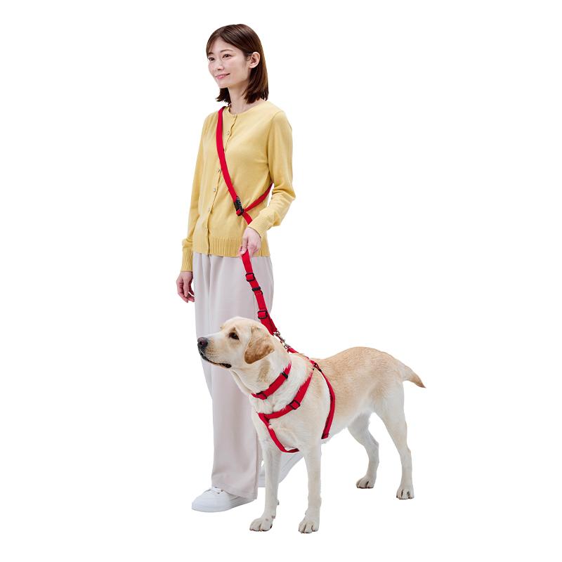 PEPPY LIFE】2WAYダブルナスカンリード ショルダー 犬 リード