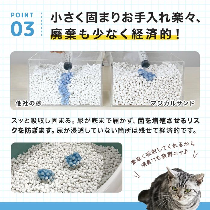 PEPPY（ペピイ） マジカルサンド 5L×4個 埃が立たない紙の猫砂 紙 紙砂
