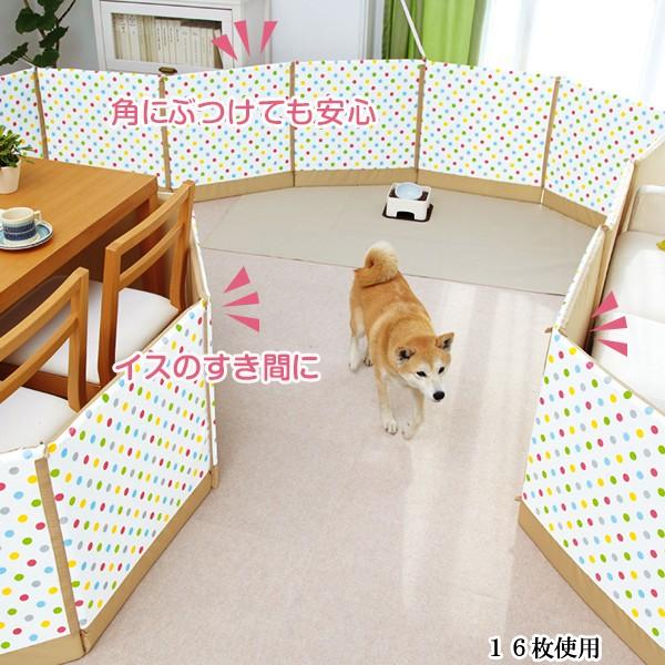 犬 介護 くるくるウォーカー 60×60cm 1枚 徘徊 コーナーガード