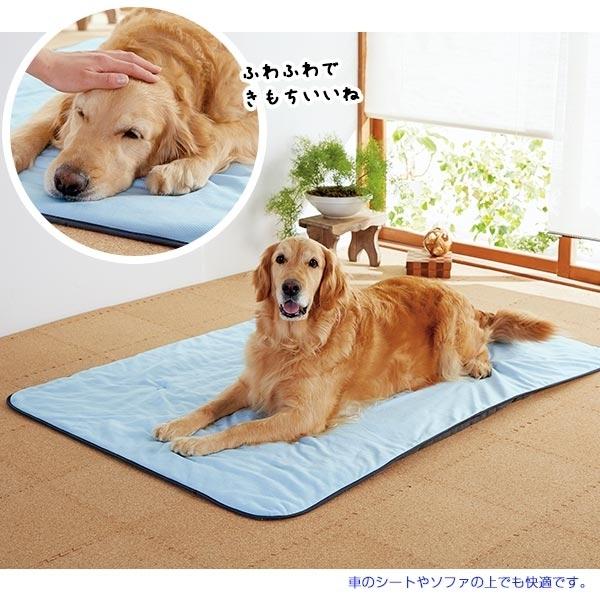 メール便不可 犬 猫 クール ソフトクールマット Lサイズ ベッド 夏用 小型犬 中型犬 大型犬 ひんやり ペットグッズ 涼感加工 防水 Discoversvg Com