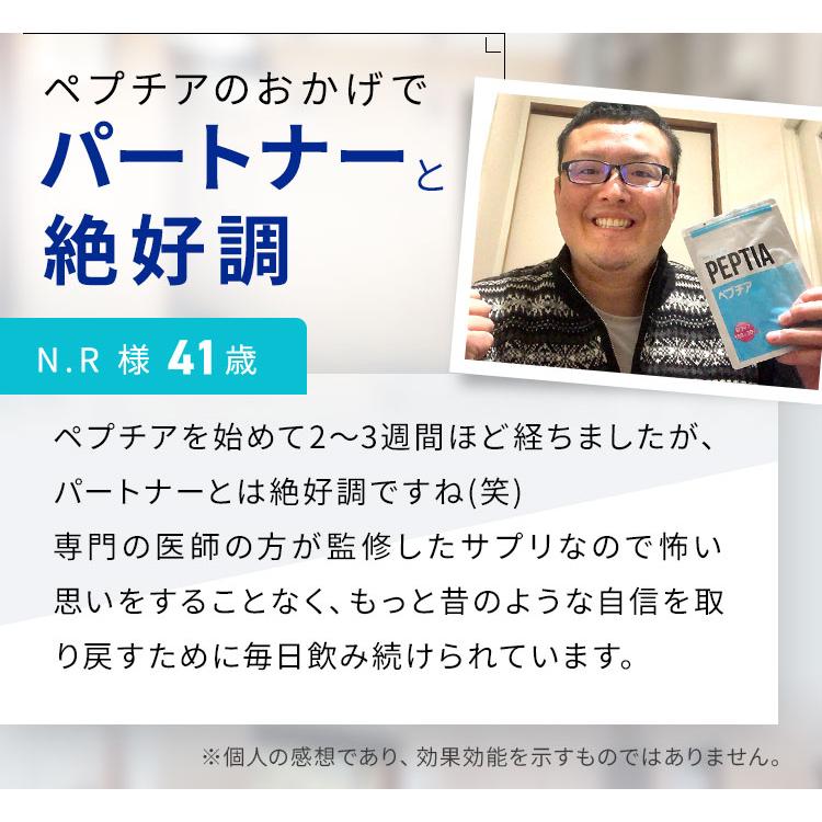 ペプチア 男性用サプリ 180粒 定期便 性力剤 現役専門医開発監修 滋養 活力ケア マカ 亜鉛 ランペップ 厳選成分 特許配合｜peptia-shop｜03