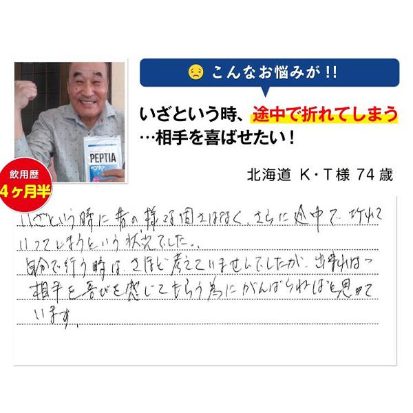 ペプチア 男性用サプリ 540粒 3ヶ月分 性力剤 現役専門医開発監修 滋養 活力ケア マカ 亜鉛 ランペップ 厳選成分 特許配合｜peptia-shop｜07