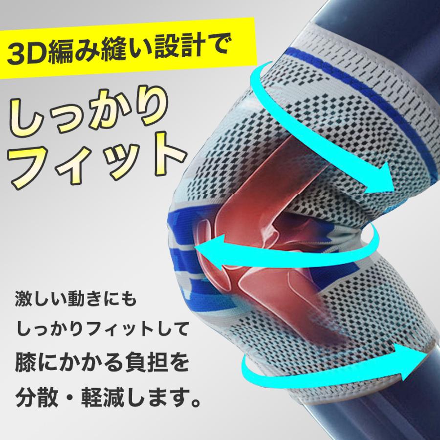 爆買 膝サポーター スポーツ 医療用 大きいサイズ 薄手 高齢者 ロング