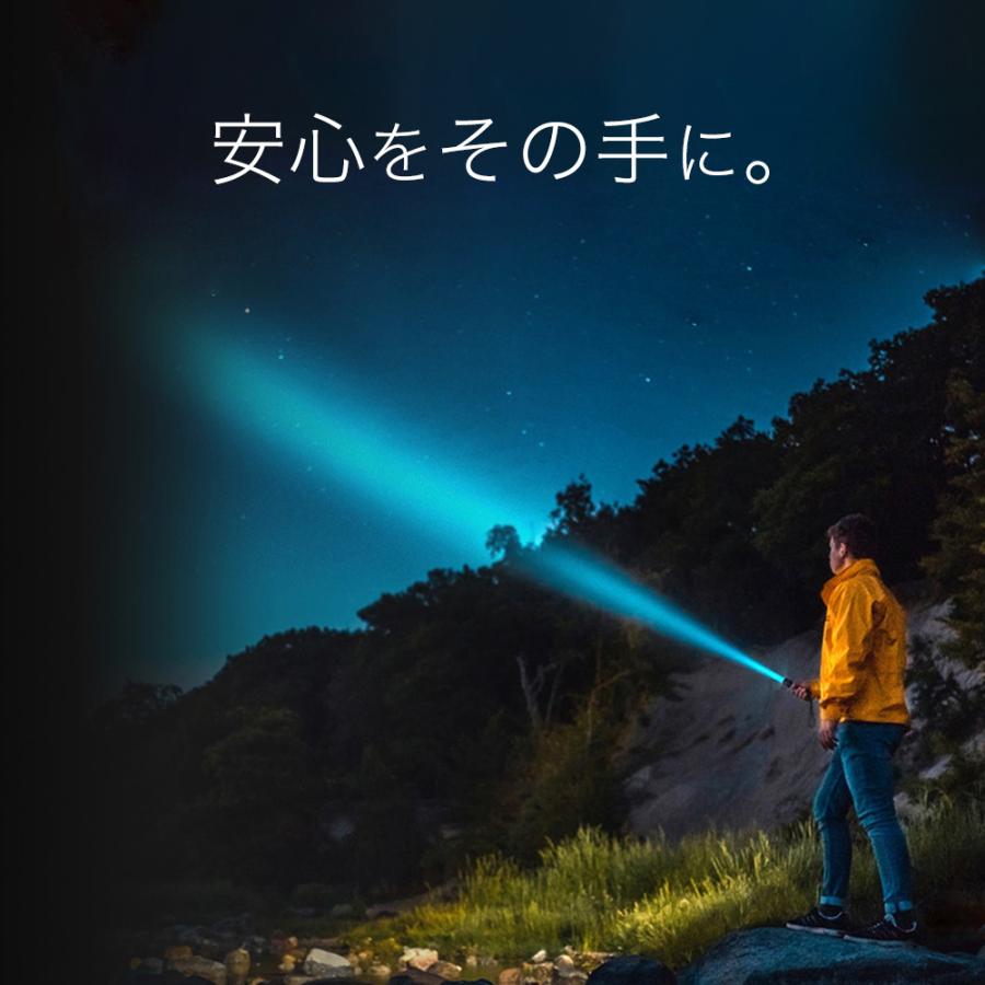 懐中電灯 led 強力 充電式 ライト 父の日 軍用 usb ケース付き 防災グッズ 電池式 小型 強力 18650 最強 防水 防災 災害 ハンディライト キャンプ用品 |  | 14