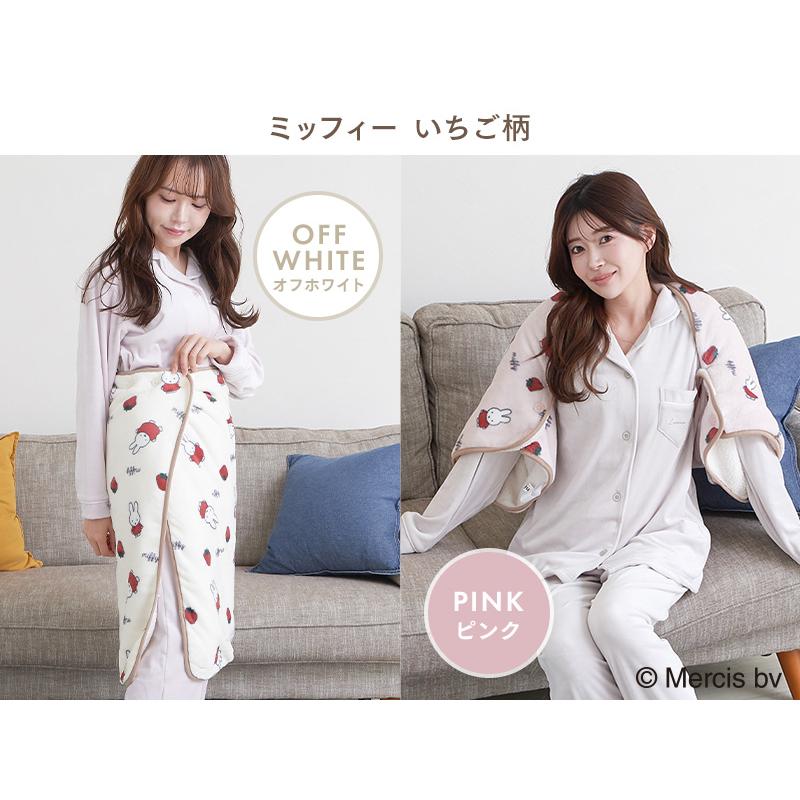 暖かフランネル素材 ケープ 4way ひざ掛け スヌーピー あったか ハート