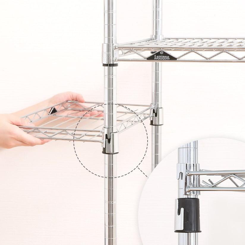 Luminous スチールラック パーツ アディショナルシェルフ ハーフ