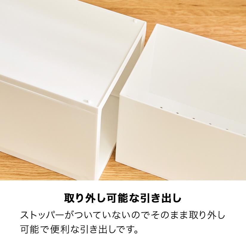 ホワイト予約販売(3月上旬出荷予定) 引き出し収納ケース ライフ